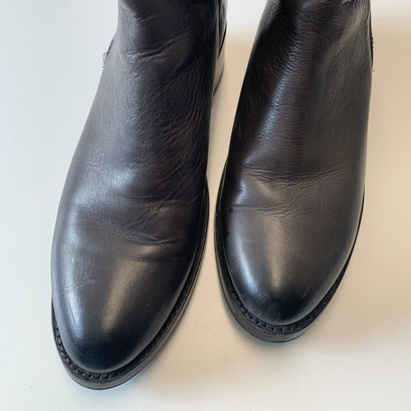 $358 Frye Demi Zip Bootie - Charcoal (Retail $358) - Picture 7 of 13